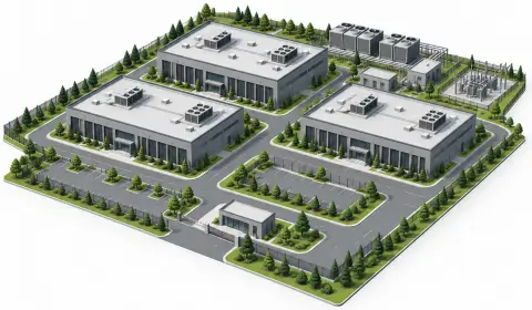 Full data center campus